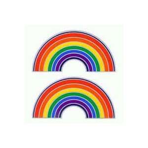 Double Rainbows (Electrostatic) Decal 5.25