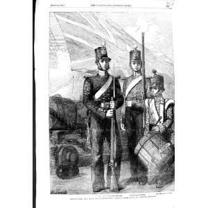   1854 WAR ROYAL MARINES PRIVATE COLOUR SERGEANT DRUMMER