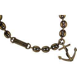 Dolce & Gabbana Mens Anchor Chain Necklace  