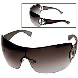 Giorgio Armani 560/S Womens Rhodium Grey Wrap Sunglasses   