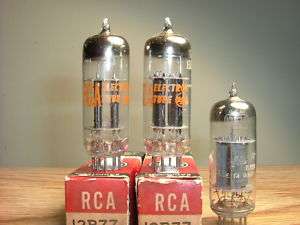 GE & RCA 12BZ7 NOS/NIB vacuum tubes  