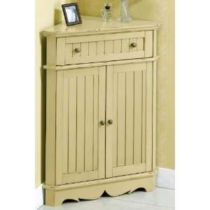  24w French Country Corner Cabinet With Wood Doors: Home 