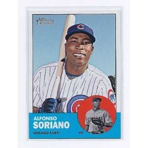  2012 Topps Heritage Short Print #472 Alfonso Soriano Chicago Cubs 