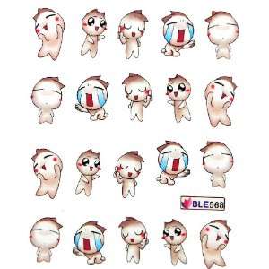   2012 latest nail stickers water transfer decals cartoon baby: Beauty