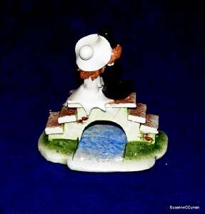 Vintage ZAMPIVA Italian Art Pottery Bride & Groom Wedding Cake Topper 