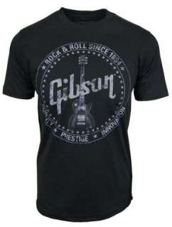 New Licensed Gibson Guitar Prestige Since 1894 Mens Adult T Shirt S M 