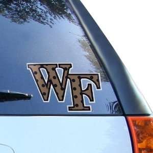   Wake Forest Demon Deacons Gold 8 Polka Dot Car Decal: Automotive