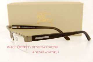 Brand New BURBERRY Eyeglasses Frames BE 1156 1079 DARK OLIVE Men 100% 