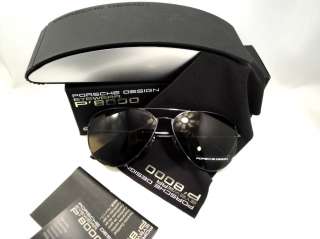 Design P8508 B 60*12_140 Metal Polarized Sunglasses Shiny Black/Green 