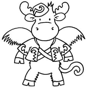  Riley And Company Cling Rubber Stamp Flying Monkey Riley 