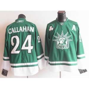    New York Rangers #24 Ryan Callahan Green Jersey