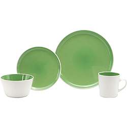 Oneida Color Burst Kiwi Green 16 piece Dinnerware Set  