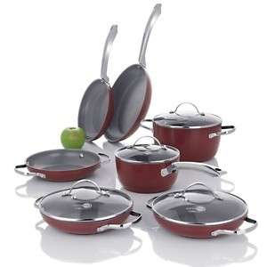 GreenPan Classic Collection 11 piece Cookware Thermolon Pearl White 