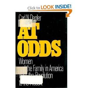 At Odds Women and the Family in America from the Revolution to the 