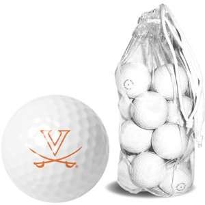 University of Virginia Cavaliers Collegiate 15 Golf Ball Clear Pack 