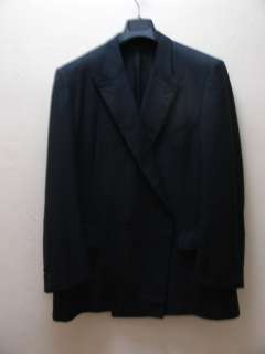 Chester Barrie Harrods Charcoal Gray DB Suit Coat 46 L  