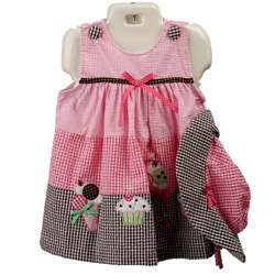 Rare Editions Newborn/ Infant Girls Checked Dress  Overstock