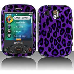   TXT8040 Purple/ Leopard Snap on Protective Case Cover  Overstock
