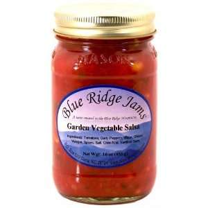 Blue Ridge Jams Garden Vegetable Salsa, Set of 3 (16 oz Jars)  