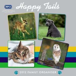  Happy Tails Family Planner 2012 Wall Calendar 12 X 12 