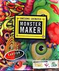 awesome animated monster maker cd win mac new box returns