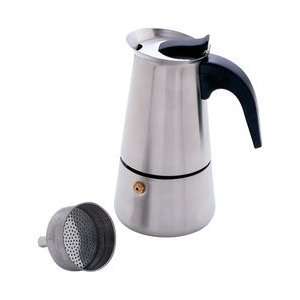 Chef’s Secret 4 Cup Surgical Stainless Steel Espresso Maker:  