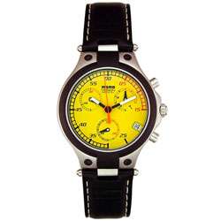 Momo Design Mens Yellow Dial Swiss Chronograph Watch  Overstock