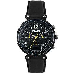 Dolce & Gabbana Mens Rhythm Black Chronograph Watch  