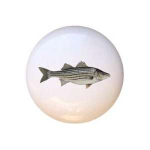  Striped Bass Fish Drawer Pull Knob: Home Improvement