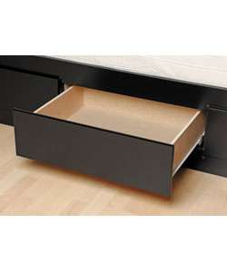 Black Queen size 6 drawer Storage Platform Bed  Overstock