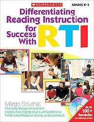 Differentiating Reading Instruction for Success With Rti (Paperback 