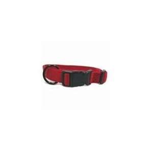  Adjustable Nylon Dog Collar Red 18 In To 26 In: Pet 