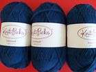 Knit Picks Telemark 100% wool yarn, Alpine Frost, lot of 3