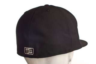 DC Mens Plaiderage New Era Hat Size 7 3/8 Black  
