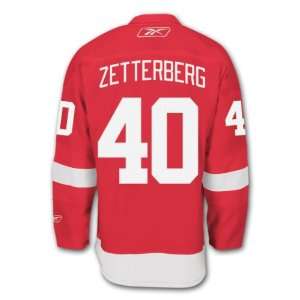  Henrik Zetterberg Detroit Red Wings Reebok Premier Replica 