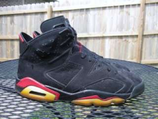 Nike Air Jordan VI 6 ~ Retro ~ Black/Varsity Red ~ 384664 061 ~ 2010 