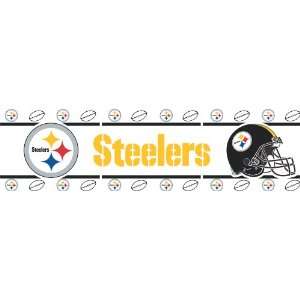   Home Décor Pittsburgh Steelers NFL Wallpaper Border