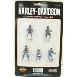  MTH 30 11076 Harley Davidson Motorcycle Figure Set Toys & Games
