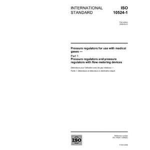  pressure regulators with flow metering devices ISO/TC 121/SC 6 Books
