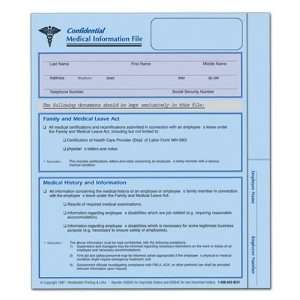    Medical Information File   Min Quantity of 25