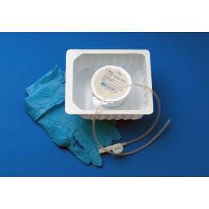 Cardinal Rigid Tray Kit With Solution And Latex Free Gloves 14Fr 