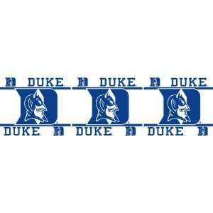  Duke Blue Devils 1 Roll 15ft Wall Paper Border Sports 