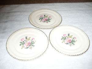 The Harker Pottery Company 22 kt Gold Trimmed Saucers  