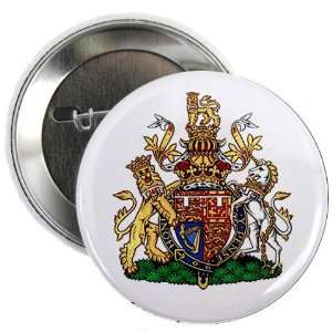 Prince William Coat of Arms Royal Wedding 2.25 inch Pinback Button 