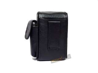 Black Leather Cigarette Case purse & Lighter pouch NEW  