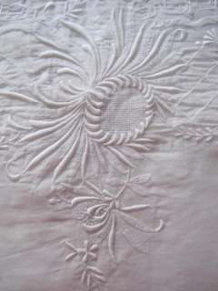   MADEIRA XXL ORGANZA VOILE HEAVLY EMBROIDERED TABLECLOTH AND NAPKINS