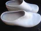 dansko white leather clogs nurse shoe 39 eur 9 us