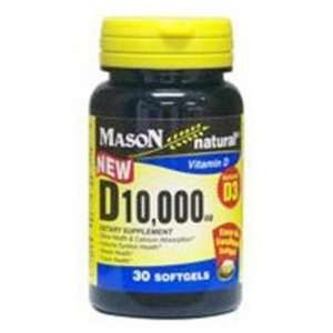   Natural Vitamin D3 10,000 Iu Softgels   30 Ea