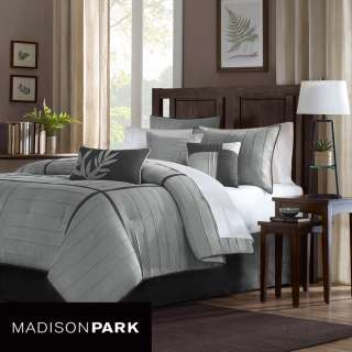 Madison Park Meyers Grey 7 piece Comforter Set  