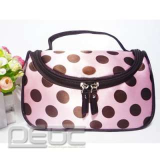   Dot Beauty Case MAKEUP Bag Large Cosmetic Bag/Case Toiletry Bag  